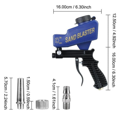 Adjustable Power Rust Blaster – Say Goodbye to Rust Forever! 🛠️ Sandblasting Gun/Machine Combo – TODAY ONLY: 2nd @ 40% OFF + FREE Shipping! 🌟